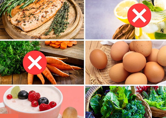 أطعمة موصى بها بعد الحشو